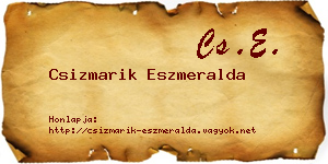 Csizmarik Eszmeralda névjegykártya